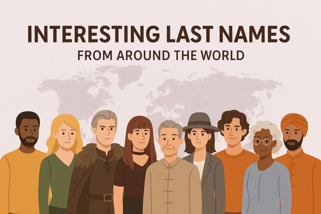 47 Interesting Last Names With Unique Meanings & Origins Interesting last names from around the world