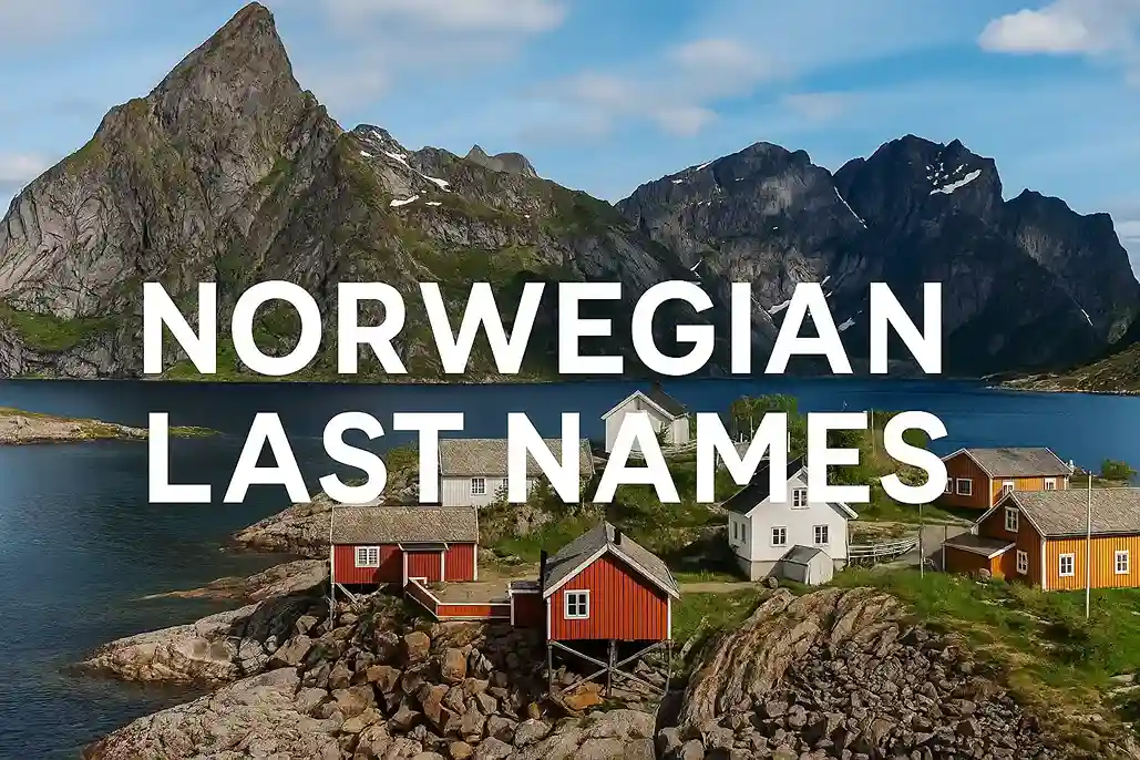 Norwegian Last names cover